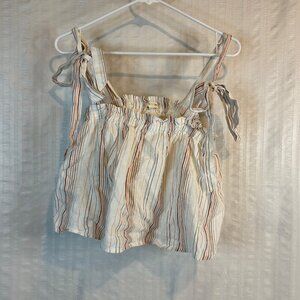 PacSun Flowy Tie Cropped Tank Womens Sz Large